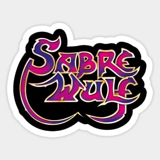 Sabre Wulf Retro Game Sticker